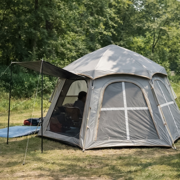3~4인용 헥사온 원터치 텐트