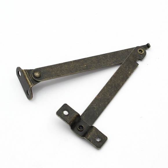 [영달철물] 빈티지 접이식 지지대 경첩 10세트(194mm) (윗면 고정형)