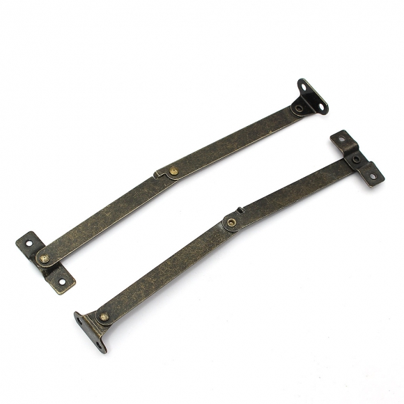[영달철물] 빈티지 접이식 지지대 경첩 10세트(194mm) (윗면 고정형)