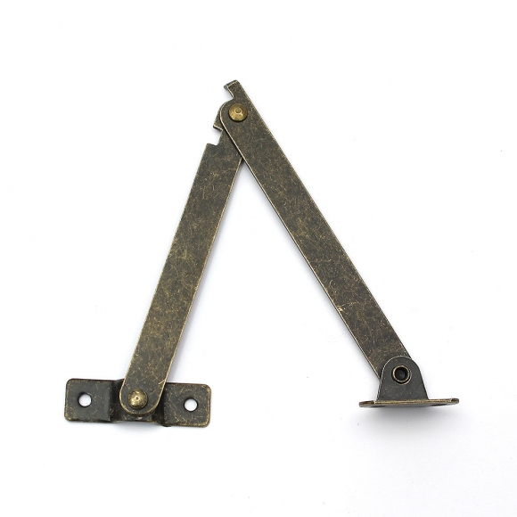 [영달철물] 빈티지 접이식 지지대 경첩 10세트(194mm) (윗면 고정형)
