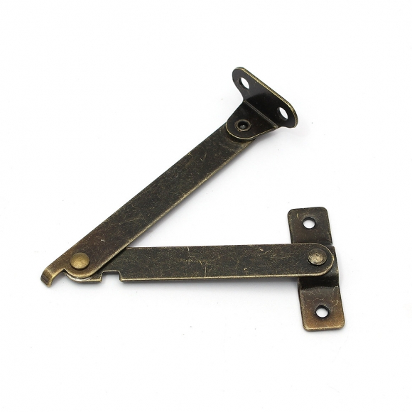 [영달철물] 빈티지 접이식 지지대 경첩 10세트(149mm) (윗면 고정형)