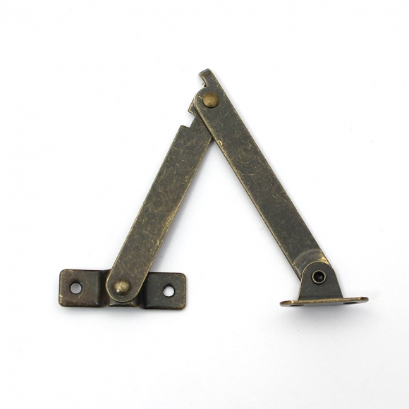 [영달철물] 빈티지 접이식 지지대 경첩 10세트(149mm) (윗면 고정형)