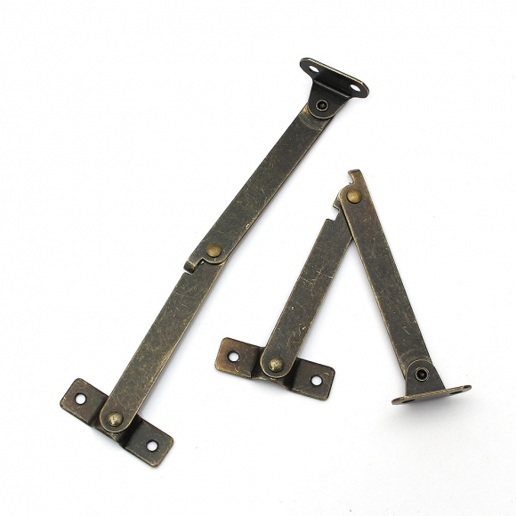 [영달철물] 빈티지 접이식 지지대 경첩 10세트(149mm) (윗면 고정형)