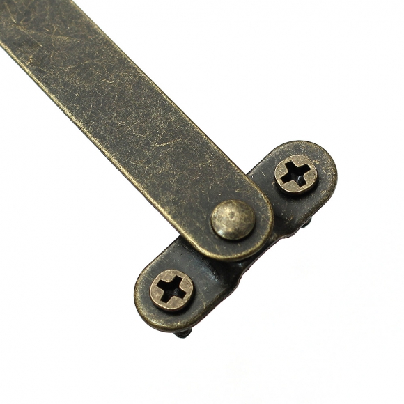 [영달철물] 빈티지 접이식 지지대 경첩 10세트(114mm) (옆면 고정형)