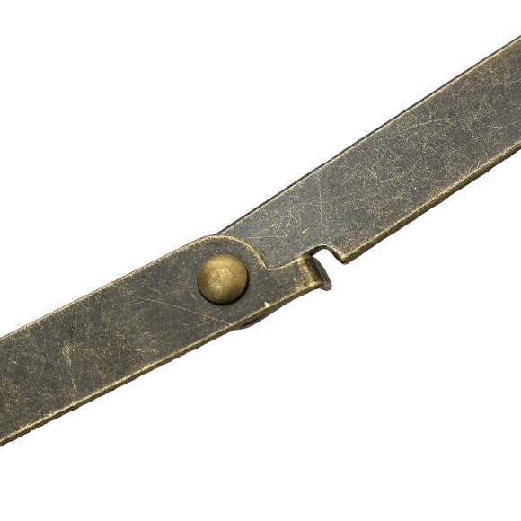 [영달철물] 빈티지 접이식 지지대 경첩 10세트(114mm) (옆면 고정형)