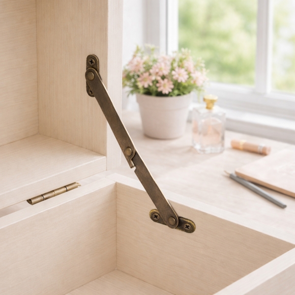 [영달철물] 빈티지 접이식 지지대 경첩 10세트(114mm) (옆면 고정형)