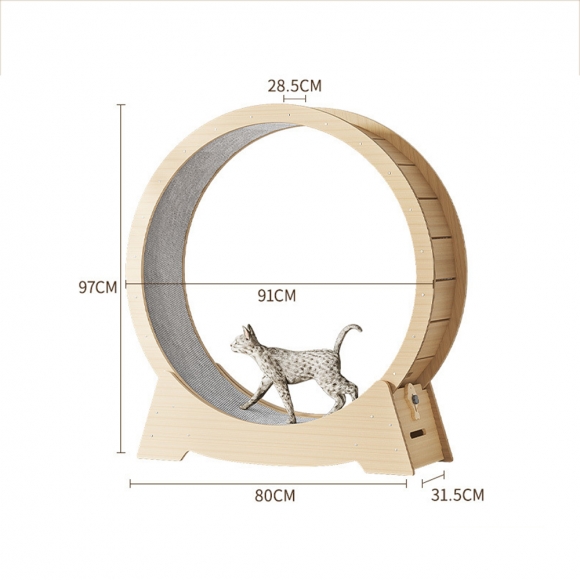 고양이 운동훈련 우드 캣휠A(M)