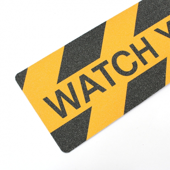 스텝가드 미끄럼방지 스티커 2p세트(계단주의) (60x15cm)