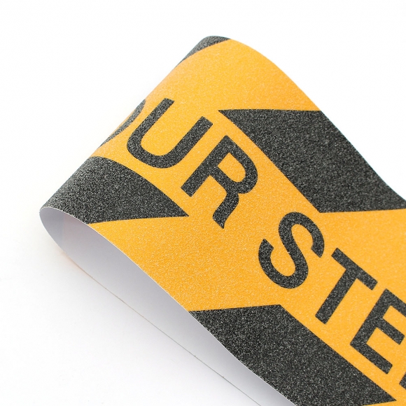 스텝가드 미끄럼방지 스티커 2p세트(계단주의) (60x15cm)