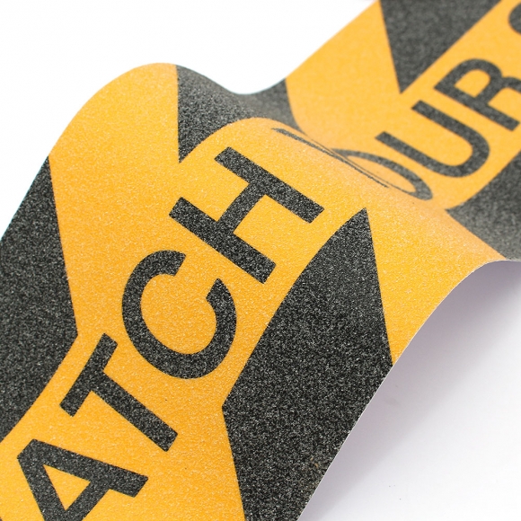 스텝가드 미끄럼방지 스티커 2p세트(계단주의) (60x15cm)