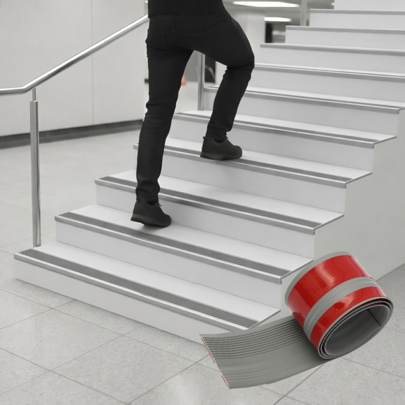 안심스텝 계단 미끄럼방지 패드(그레이) (5x2.5cm)