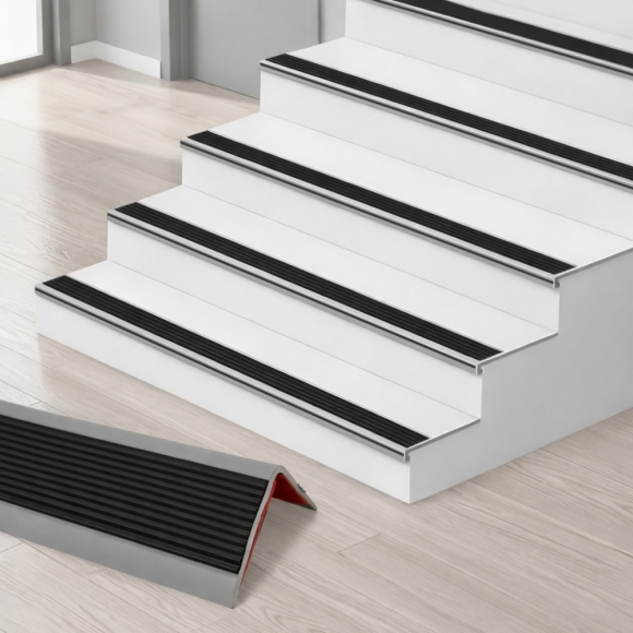 안심스텝 계단 미끄럼방지 패드(블랙+그레이) (5x2.5cm)