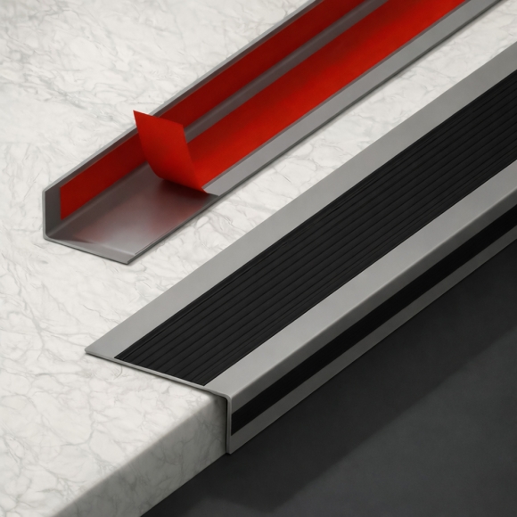 안심스텝 계단 미끄럼방지 패드(블랙+그레이) (5x2.5cm)