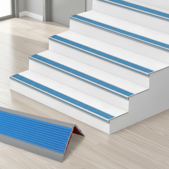 안심스텝 계단 미끄럼방지 패드(블루+그레이) (5x2.5cm)