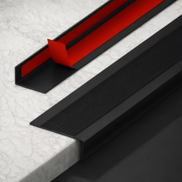 안심스텝 계단 미끄럼방지 패드(블랙) (5x2.5cm)