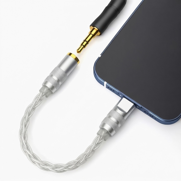 USB-C to 3.5mm DAC 이어폰 젠더(실버)