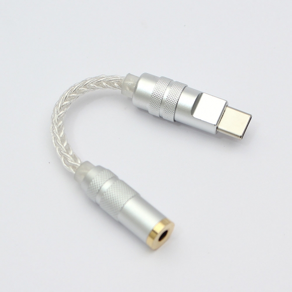 USB-C to 3.5mm DAC 이어폰 젠더(실버)