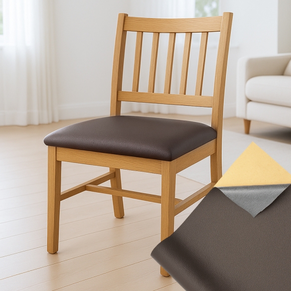 데코핏 인조 가죽 시트지(브라운)