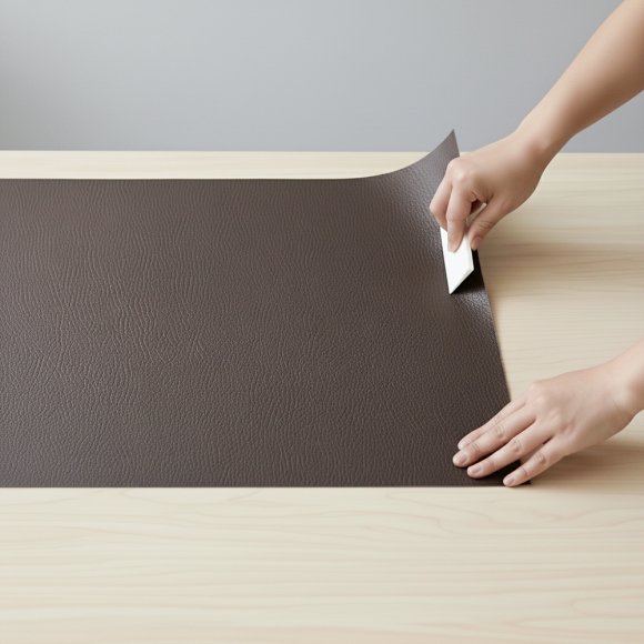 데코핏 인조 가죽 시트지(브라운)