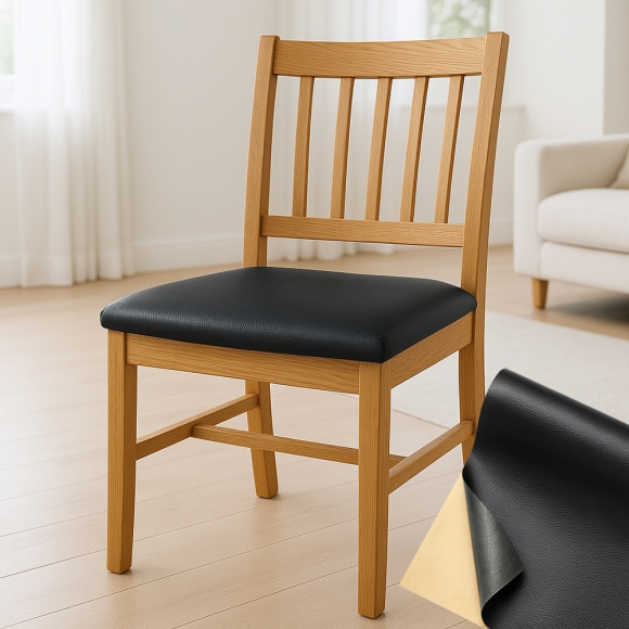 데코핏 인조 가죽 시트지(블랙)