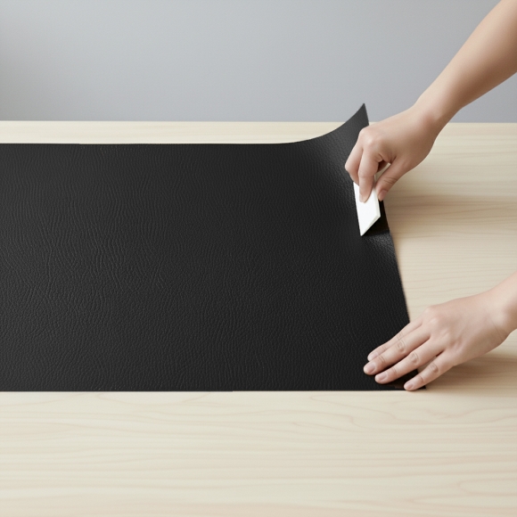 데코핏 인조 가죽 시트지(블랙)