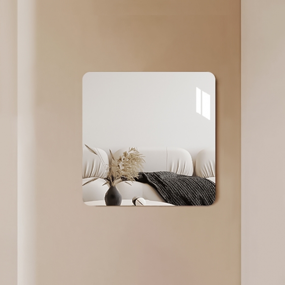 뉴미러 붙이는 아크릴 거울(20x20cm) (정사각)  