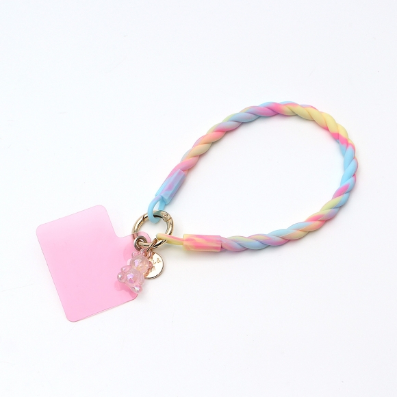 루미베어 핸드폰 손목 스트랩(핑크파스텔)