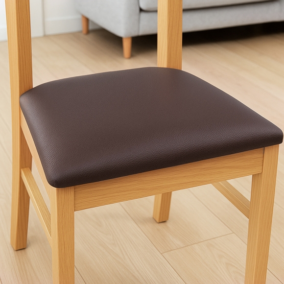 데코핏 인조 가죽 시트지(다크브라운)