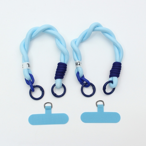 체인타이 핸드폰 손목 스트랩 2세트(블루)