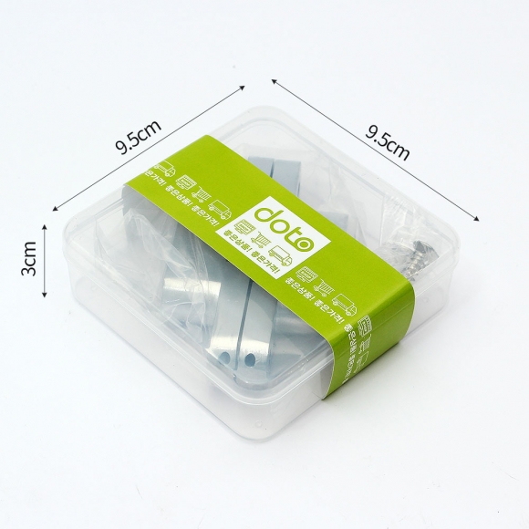 [영달철물] 하이덱스 히든 경첩(94mm) (실버)