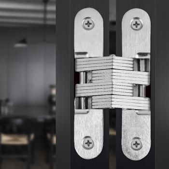 [영달철물] 하이덱스 히든 경첩(94mm) (실버)