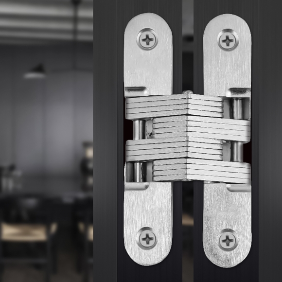 [영달철물] 하이덱스 히든 경첩(94mm) (실버)