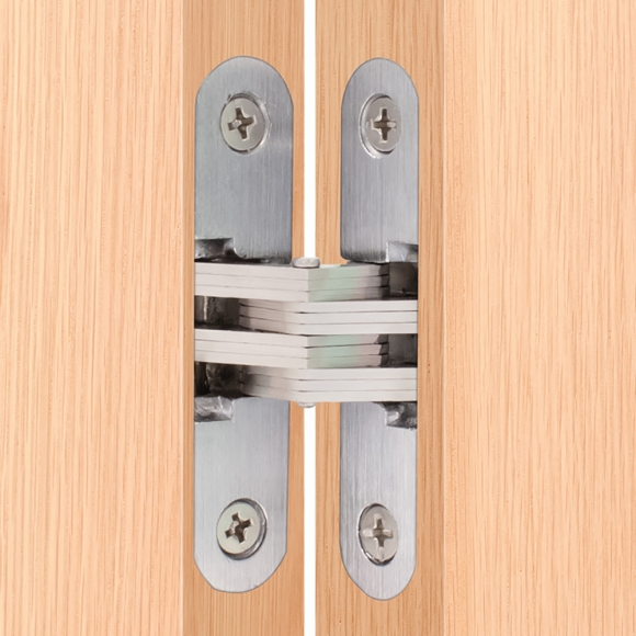 [영달철물] 하이덱스 히든 경첩(94mm) (실버)