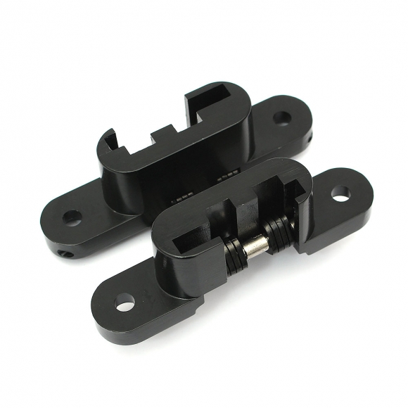 [영달철물] 하이덱스 히든 경첩(118mm) (블랙)