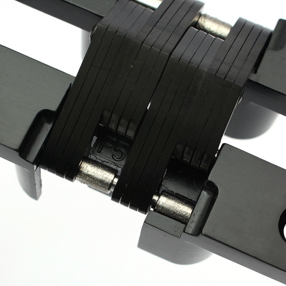 [영달철물] 하이덱스 히든 경첩(118mm) (블랙)