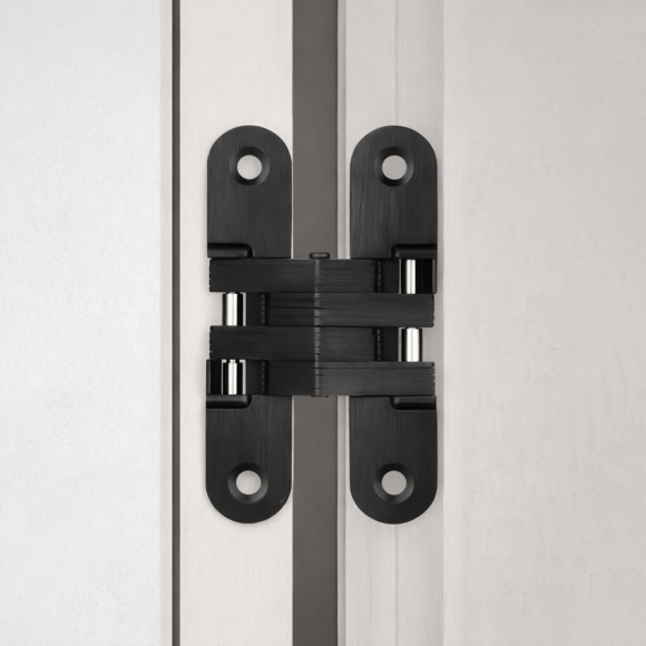 [영달철물] 하이덱스 히든 경첩(118mm) (블랙)