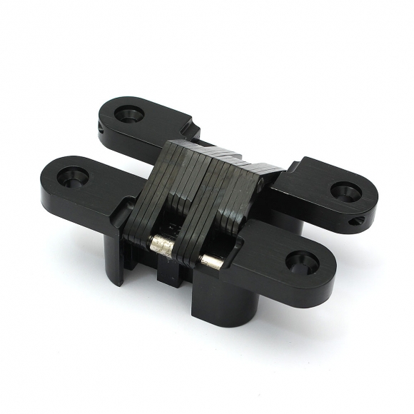 [영달철물] 하이덱스 히든 경첩(118mm) (블랙)