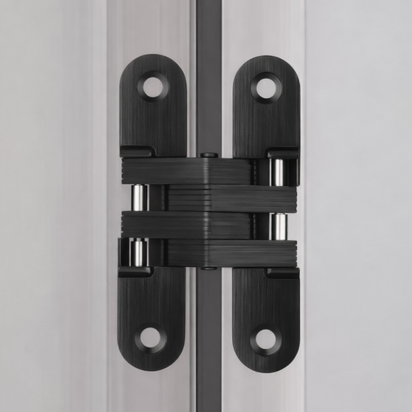 [영달철물] 하이덱스 히든 경첩(94mm) (블랙)