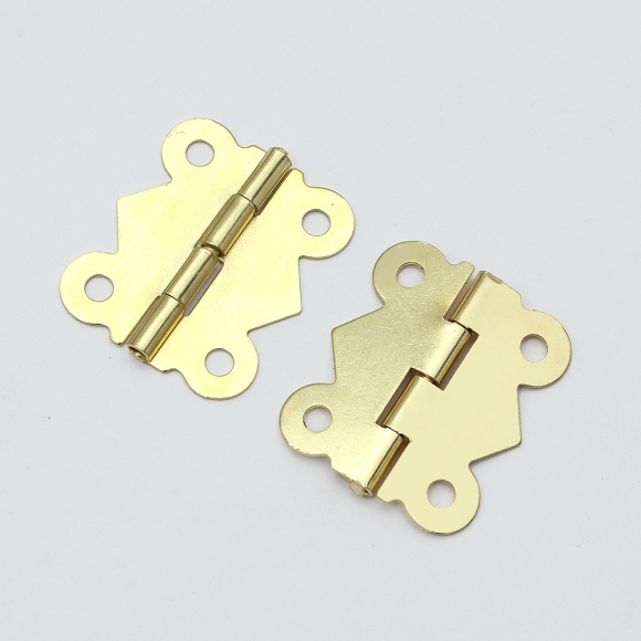 [영달철물] 빈티지 미니 장식경첩 50세트(30mm) (골드)