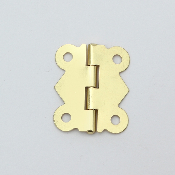 [영달철물] 빈티지 미니 장식경첩 50세트(30mm) (골드)