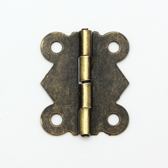 [영달철물] 빈티지 미니 장식경첩 50세트(30mm) (브론즈)