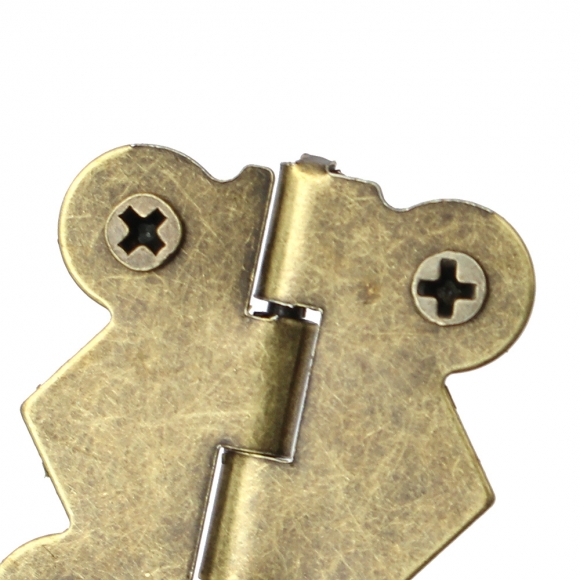 [영달철물] 빈티지 미니 장식경첩 50세트(30mm) (브론즈)