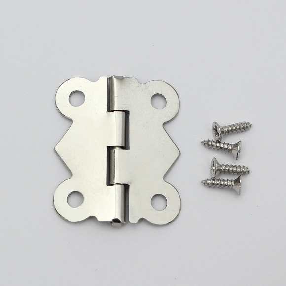 [영달철물] 빈티지 미니 장식경첩 50세트(30mm) (실버)