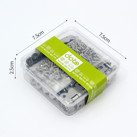 [영달철물] 빈티지 미니 장식경첩 50세트(30mm) (실버)