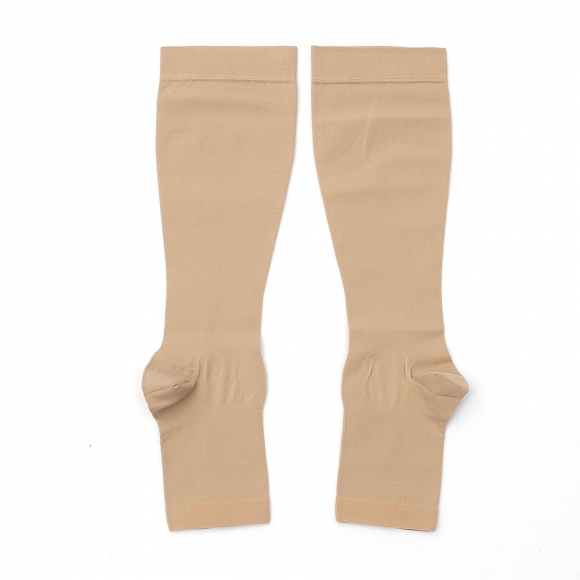 서포팅 오픈토 종아리 압박밴드(S) (베이지)