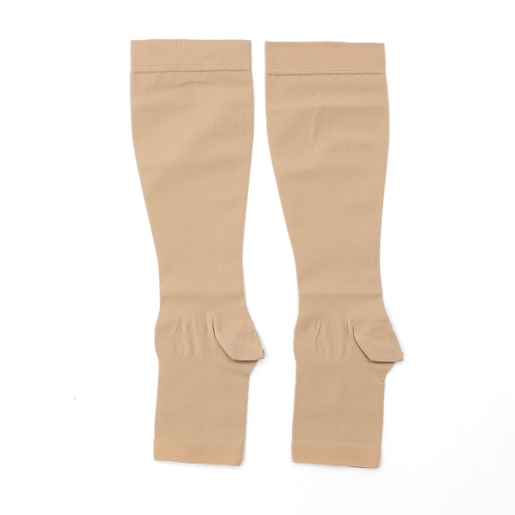 서포팅 오픈토 종아리 압박밴드(S) (베이지)