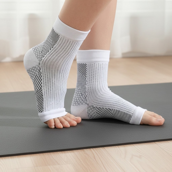 슬림픽스 탄력 발목 보호대 4p세트(XS-S) (화이트)