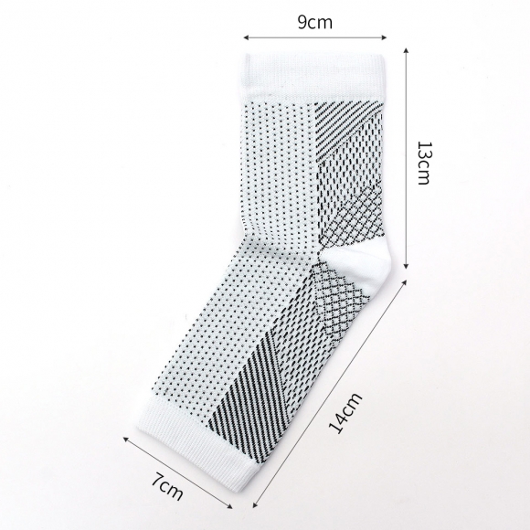 슬림픽스 탄력 발목 보호대 4p세트(M-L) (화이트)