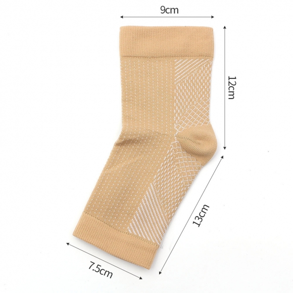 슬림픽스 탄력 발목 보호대 4p세트(XS-S) (베이지)