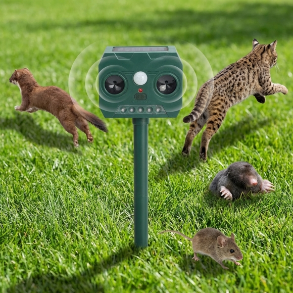 태양광 LED 초음파 동물 퇴치기 A-1